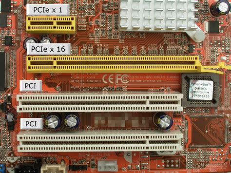 pci slots and pci chip